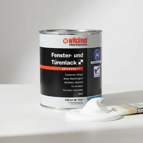 Renolin Weißlack 2in1 Seidenmatt – Schnell trocknender Qualitätslack für innen und außen