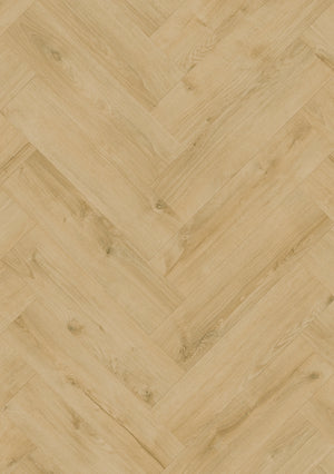 Moduleo Roots 55 Galway Oak 87245Y visgraat PVC vloer gelegd in woonkamer