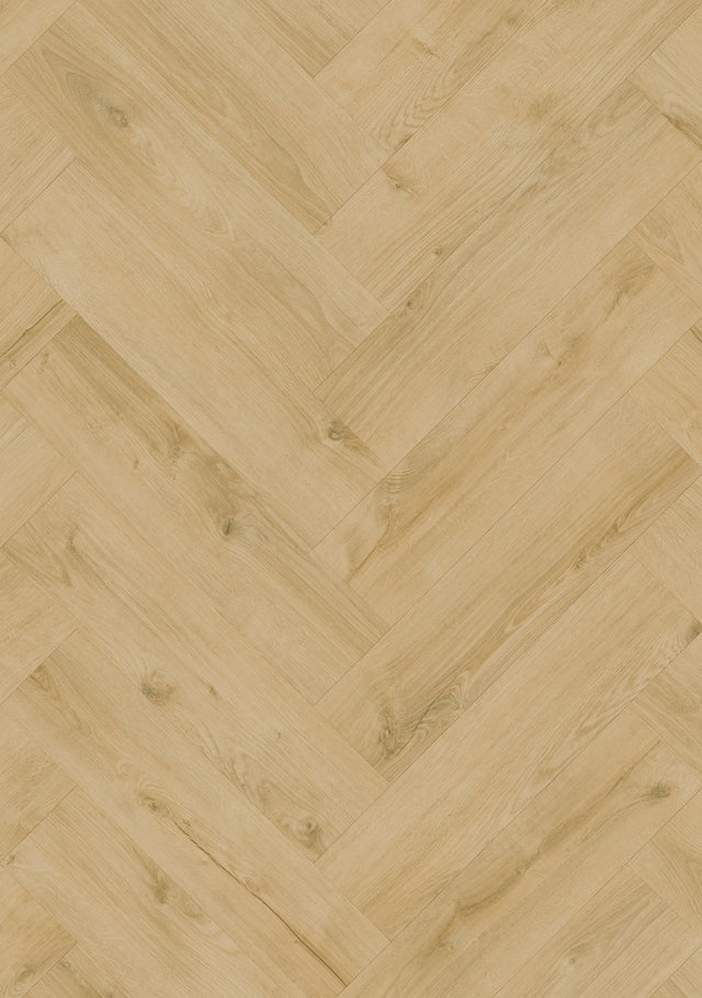 Moduleo Roots 55 Galway Oak 87245Y visgraat PVC vloer gelegd in woonkamer