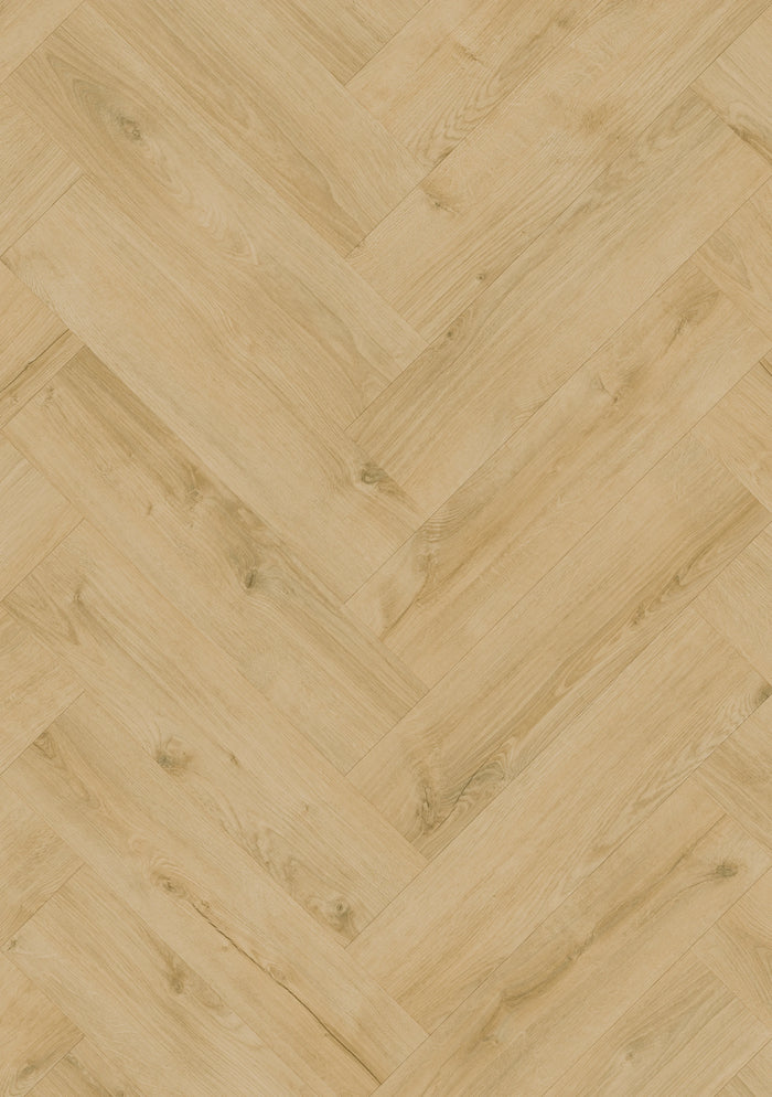 Moduleo Roots 55 Galway Oak 87245Y visgraat PVC vloer gelegd in woonkamer