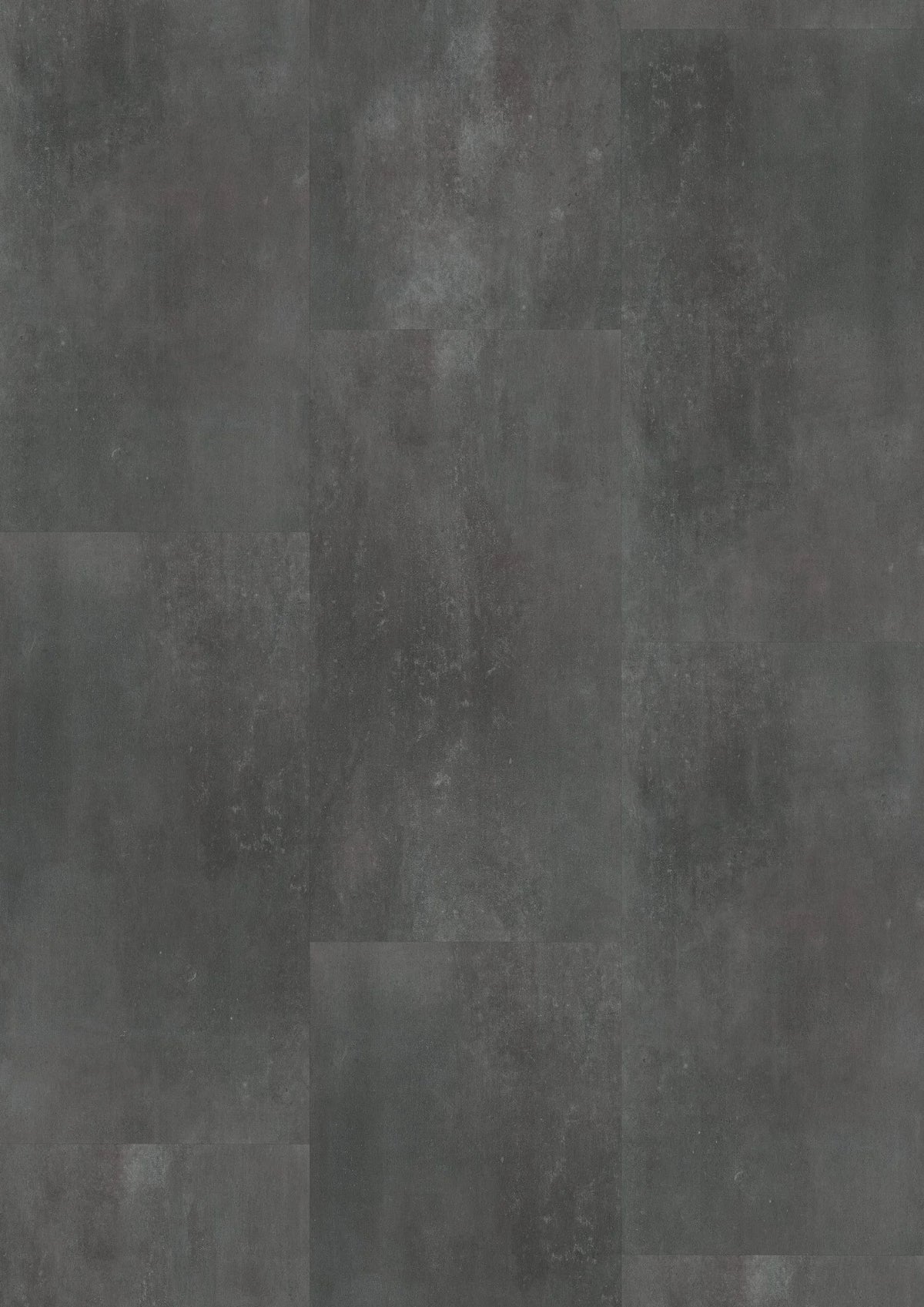 Oneflor Cement Dark Grey plak PVC tegel in cementlook donkergrijs – productfoto van het dessin