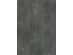 Oneflor Cement Dark Grey klik PVC tegel in cementlook donkergrijs – productfoto van het dessin