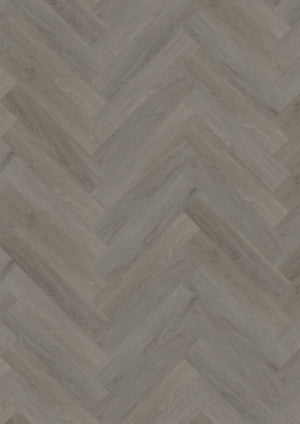 Oneflor English Oak Taupe plak visgraat PVC in eiken taupe – productfoto van het dessin