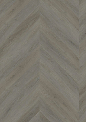 Oneflor English Oak Taupe plak PVC stroken in Hongaarse punt legpatroon