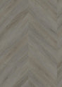 Oneflor English Oak Taupe plak PVC stroken in Hongaarse punt legpatroon
