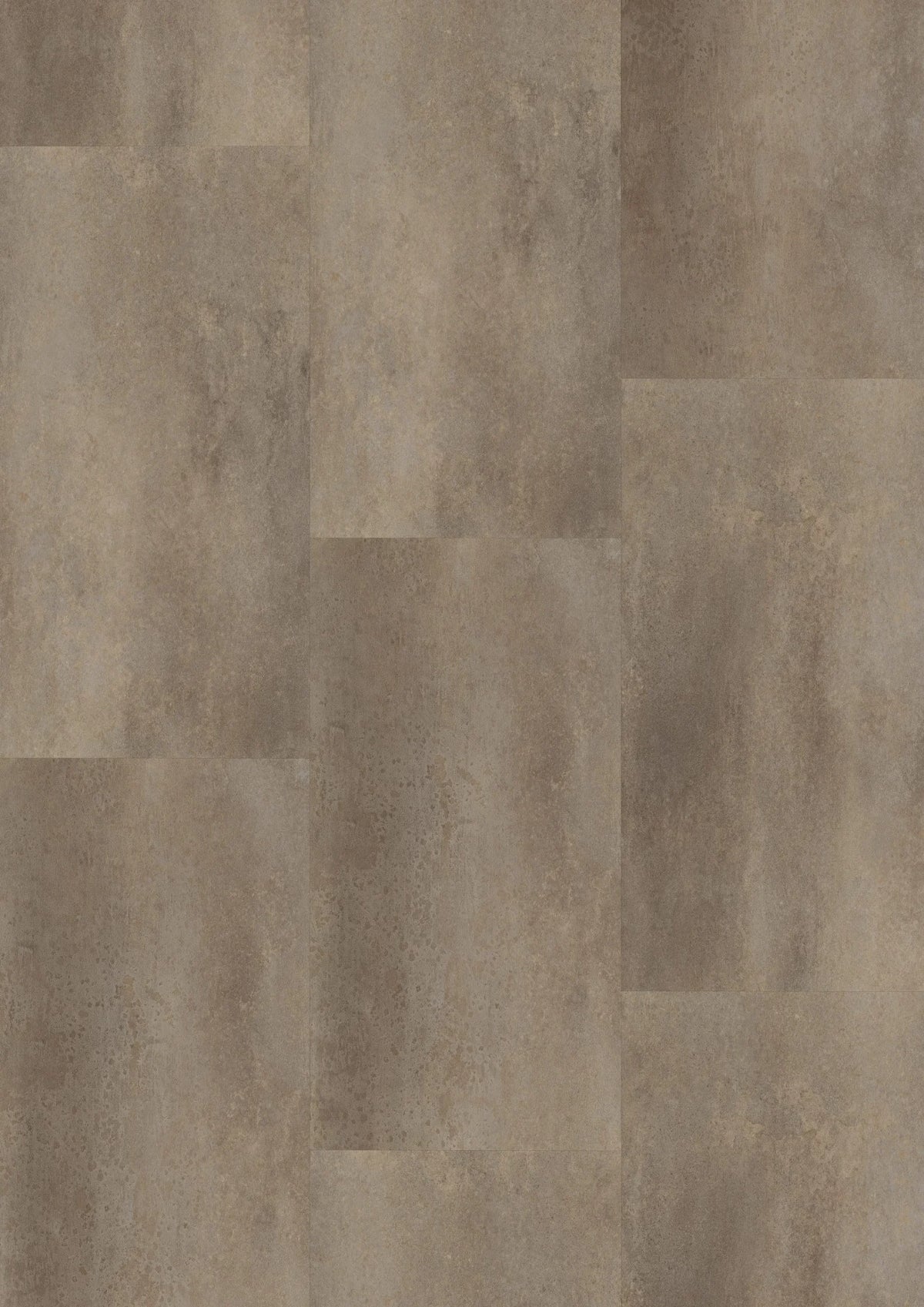 Oneflor Metal Concrete Brown plak PVC tegel in betonlook bruin met metaaleffect – productfoto van het dessin