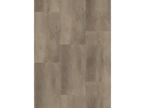 Oneflor Metal Concrete Brown klik PVC tegel in betonlook bruin met metaaleffect – productfoto van het dessin