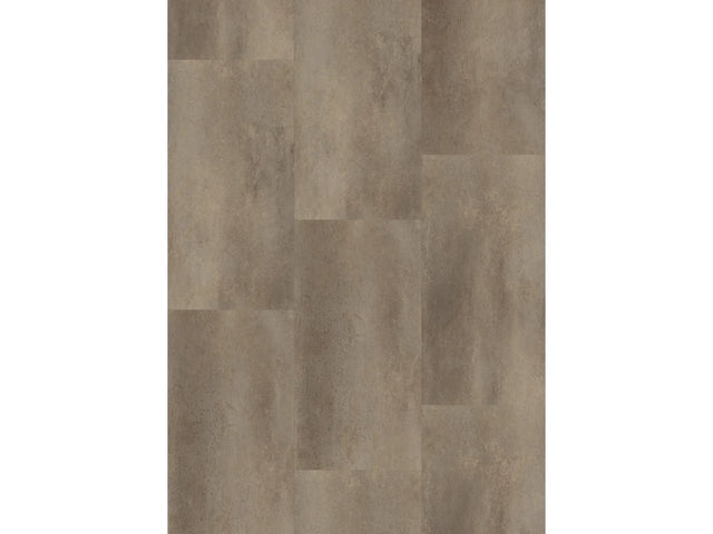 Oneflor Metal Concrete Brown klik PVC tegel in betonlook bruin met metaaleffect – productfoto van het dessin