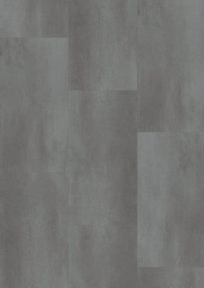 Oneflor Metal Concrete Grey plak PVC tegel in betonlook grijs met metaaleffect – productfoto van het dessin