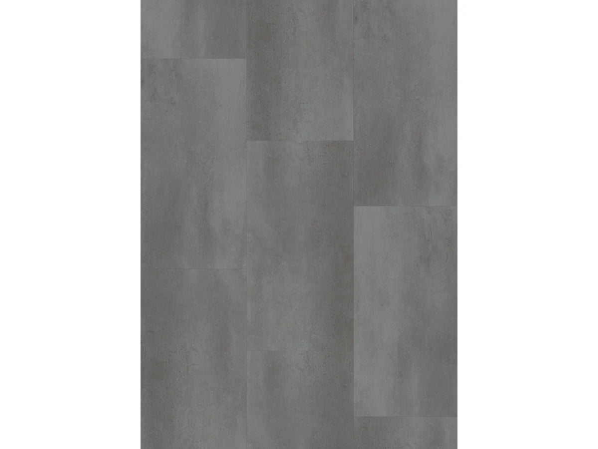 Oneflor Metal Concrete Grey klik PVC tegel in betonlook grijs met metaaleffect – productfoto van het dessin
