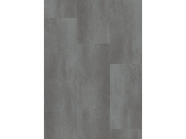 Oneflor Metal Concrete Grey klik PVC tegel in betonlook grijs met metaaleffect – productfoto van het dessin