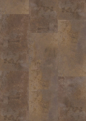 Oneflor Oxyde Bronze Red plak PVC tegel in oxidelook brons rood – productfoto van het dessin