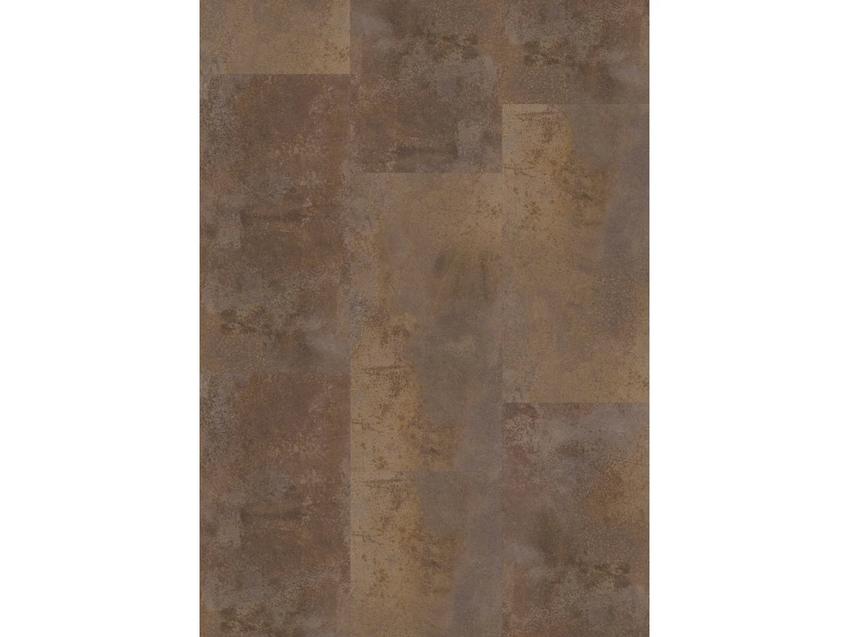 Oneflor Oxyde Bronze Red klik PVC tegel in oxidelook brons rood – productfoto van het dessin