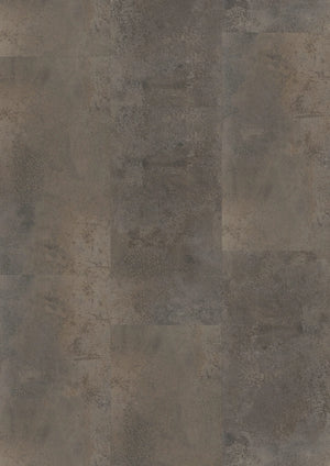Oneflor Oxyde Brown plak PVC tegel in oxidelook bruin – productfoto van het dessin