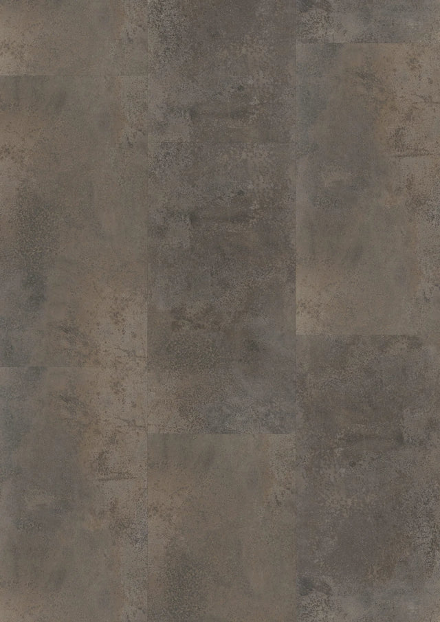 Oneflor Oxyde Brown plak PVC tegel in oxidelook bruin – productfoto van het dessin