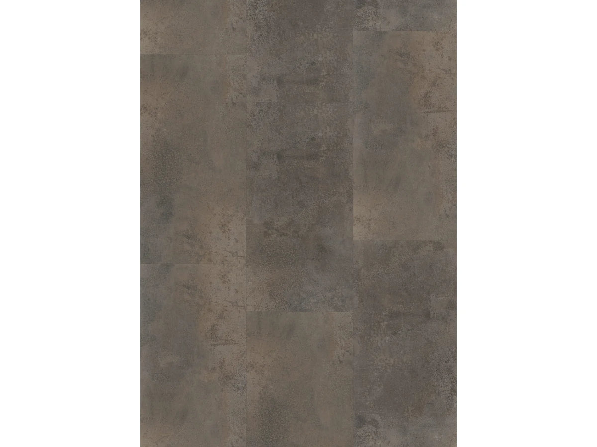 Oneflor Oxyde Brown klik PVC tegel in oxidelook bruin – productfoto van het dessin