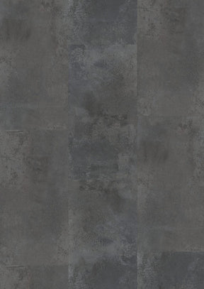 Oneflor Oxyde Silver Black plak PVC tegel in oxidelook zilverzwart – productfoto van het dessin