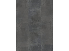 Oneflor Oxyde Silver Black klik PVC tegel in oxidelook zilverzwart – productfoto van het dessin