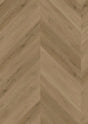Oneflor Prestige Oak Light Amber plak PVC stroken in Hongaarse punt legpatroon