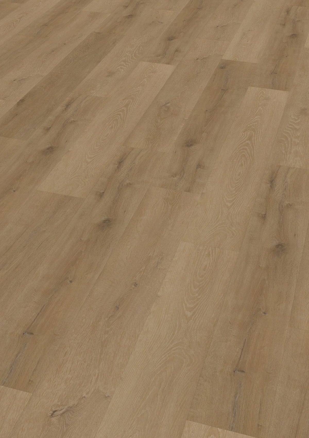Oneflor Prestige Oak Light Amber XL plak PVC plank in licht eiken ambertint – detailfoto van de houtstructuur