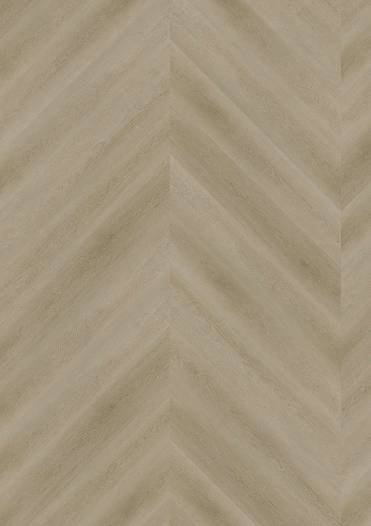 Oneflor Raw Oak Light Natural plak PVC stroken in Hongaarse punt legpatroon