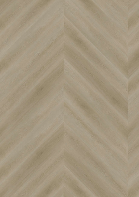 Oneflor Raw Oak Light Natural plak PVC stroken in Hongaarse punt legpatroon