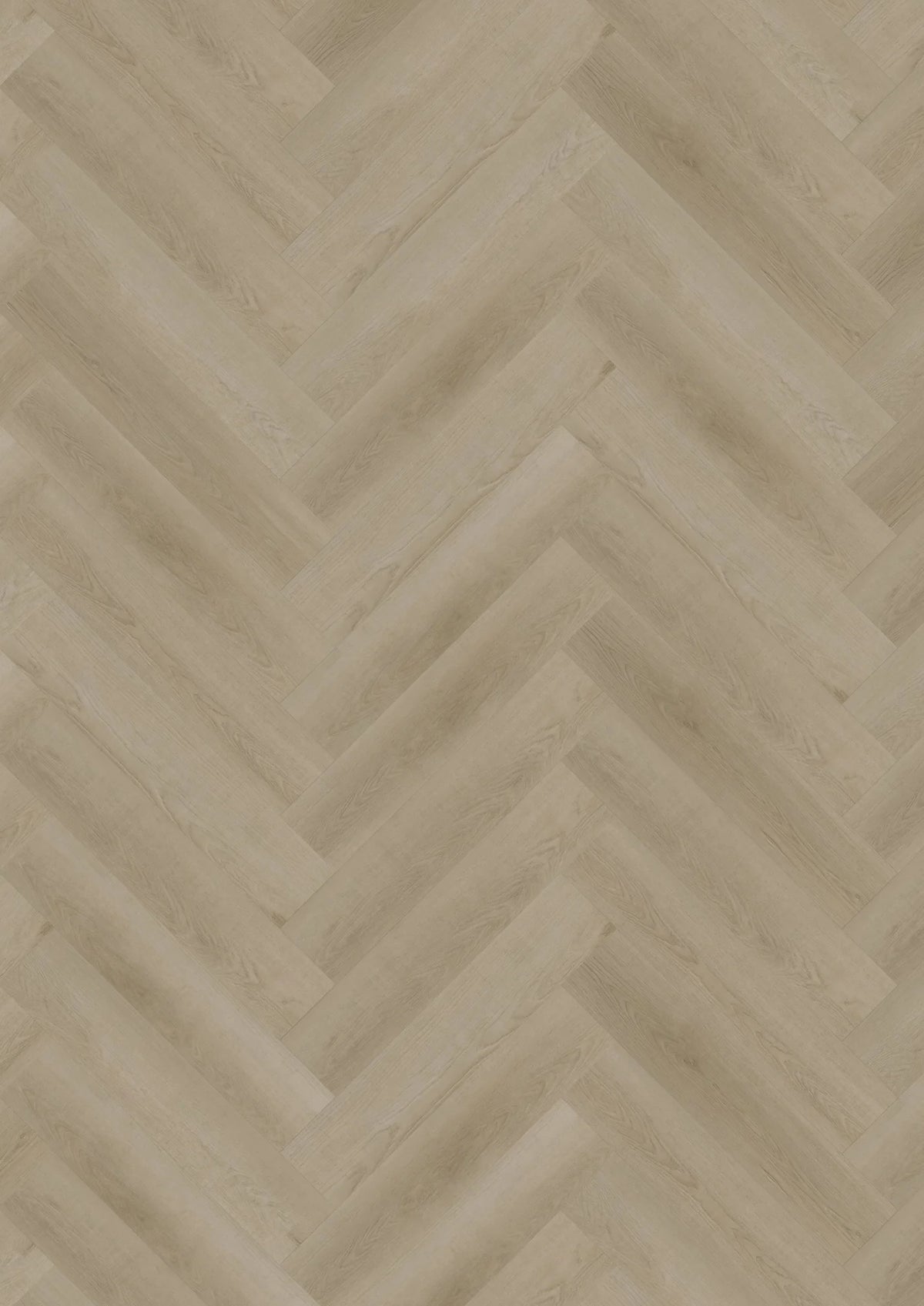 Oneflor Raw Oak Light Natural plak visgraat PVC in licht naturel eiken – productfoto van het dessin