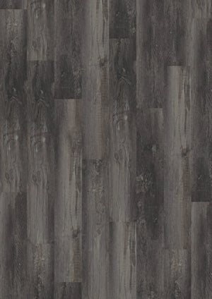 Oneflor Smoked Pine Black plak PVC plank in gerookt grenen zwart – productfoto van het dessin