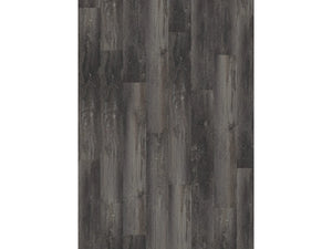 Oneflor Smoked Pine Black klik PVC plank in gerookt grenen zwart – productfoto van het dessin