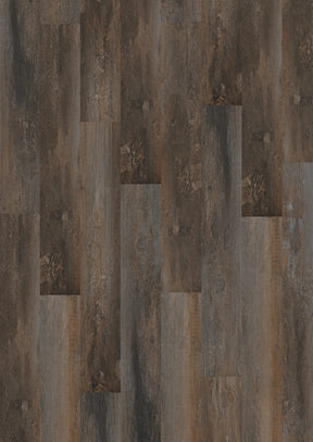 Oneflor Smoked Pine Brown plak PVC plank in gerookt grenen bruin – productfoto van het dessin