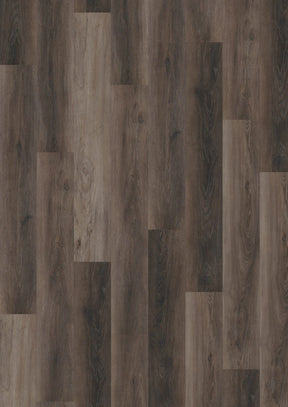 Oneflor Walnut Dark Brown plak PVC plank in donker notenhout – productfoto van het dessin
