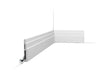Orac Decor High Line stootvaste Duropolymer plint 12 cm hoog en 1,6 cm dik