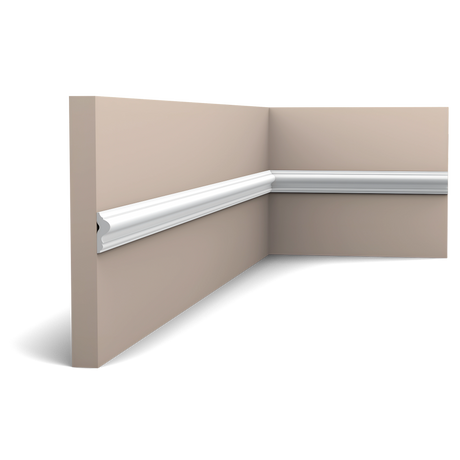 Orac Decor PX201 slanke wandsierlijst van Duropolymer voor verfijnde wandkaders en perklijsten.