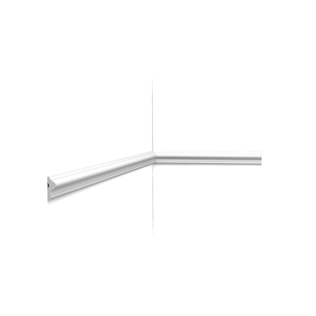 Orac Decor PX201 slanke wandsierlijst van Duropolymer voor verfijnde wandkaders en perklijsten.