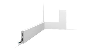 Orac Decor Square stootvaste Duropolymer plint 6,6 cm hoog en 1,3 cm dik