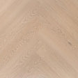OTIUM Allure Herringbone Dryback visgraat PVC in lichtgrijs eik met realistische houtnerf.