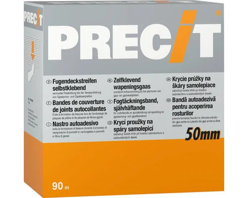 PRECIT Built zelfklevend glasvezel gaasband 100 mm breed op rol van 90 meter