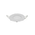 Witte ronde LED inbouwspot Slim-3, 3 Watt, ultraplat design voor plafonds met weinig ruimte.