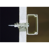 Witte korte zelfborende gipsplaatplug van Smart, 22mm lengte, voor montage in gipskarton.