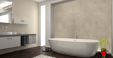 Colorado Stucco Ksour – Decoratieve Stucco Verf voor Badkamers & Keukens - Wit - 5L