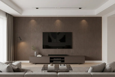 XL Suede Wandpaneel – Espresso Brown – SPS / Vilt 2800x1220x5 mm