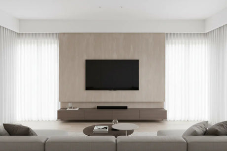 XL Suede Wandpaneel – Soft Taupe – SPS / Vilt 2800x1220x5 mm