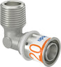 Uponor S-Press Plus persknie 90 graden 20 mm bij 3/4 inch buitendraad