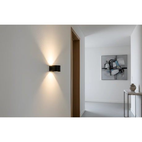Modern LED Wall Lamp – Horoz Electric – 8W – 4200K – IP20 – Black/Iron
