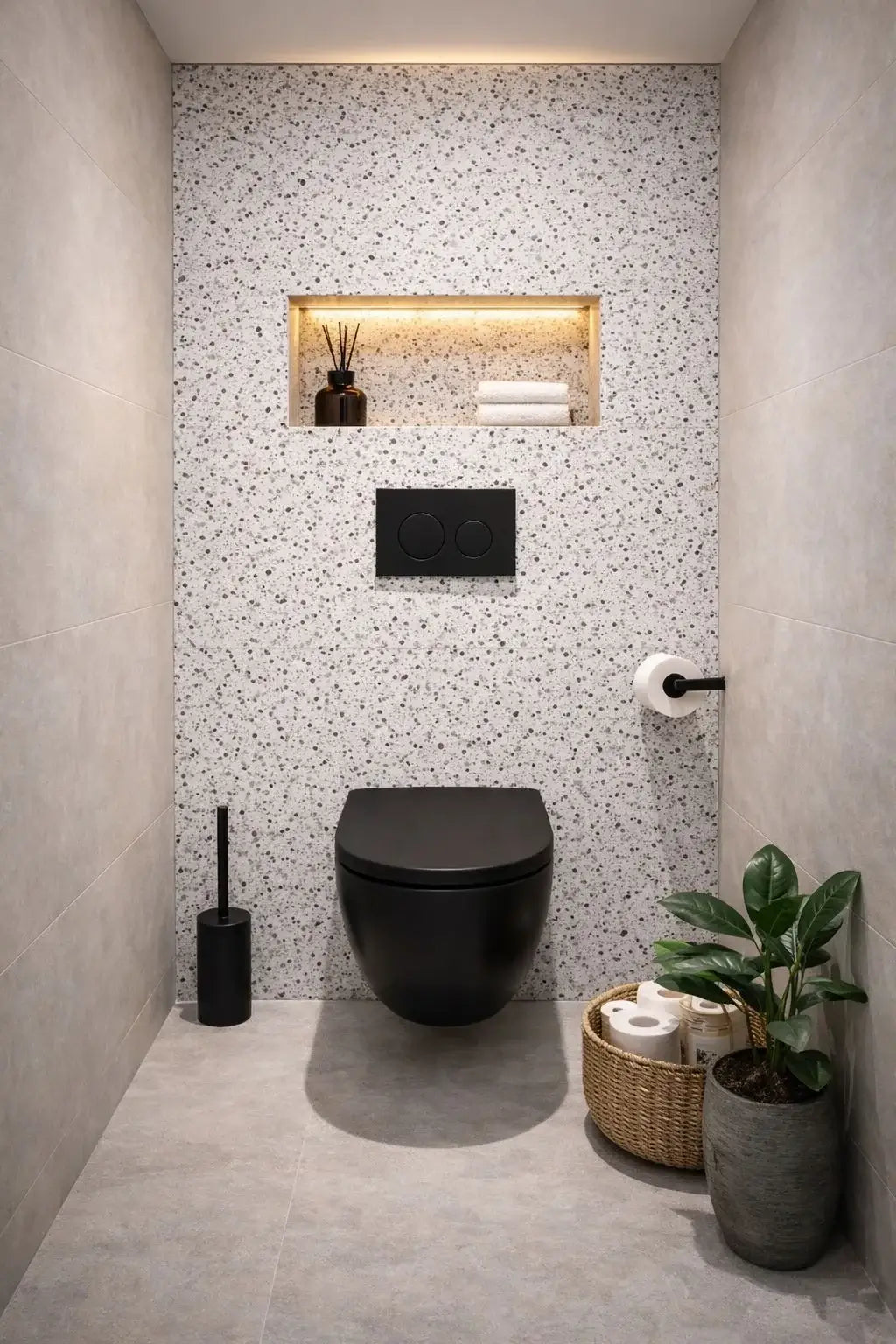 PVC panel - Marble look - Brescia - 280x120x3 cm - water resistant