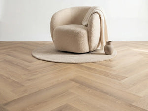 Yarenza Altessa Visgraat Beige PVC Visgraat Dryback 2,5 mm Beige Eiken - foto 3