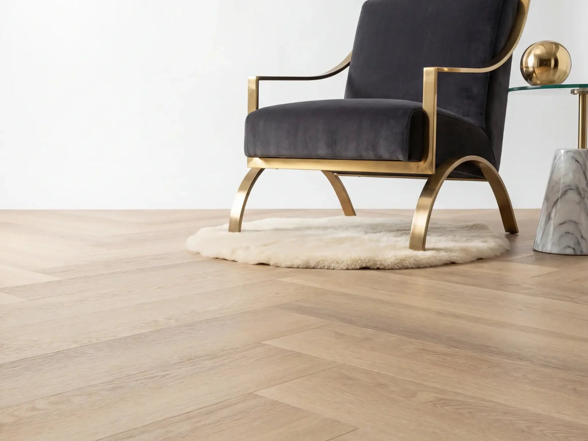 Yarenza Altessa Visgraat Beige PVC Visgraat Dryback 2,5 mm Beige Eiken - foto 4