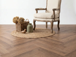 Yarenza Altessa Visgraat Roasted PVC Visgraat Dryback 2,5 mm Geroosterd Eiken - foto 2