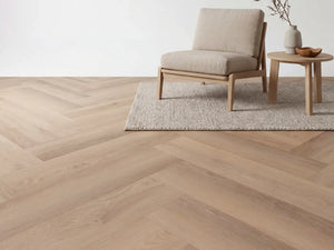 Yarenza Altessa Visgraat White Wash Smoky PVC Visgraat Dryback 2,5 mm Whitewash Eiken - foto 5