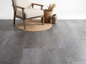 Yarenza Aura Terrena Griseus PVC Tegel Dryback 2,5 mm Grijs Betonlook - foto 3